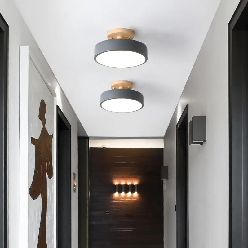 Orya Plafonnier Multicolore. Acrylique/Bois. Pour le Couloir - Neutralighting