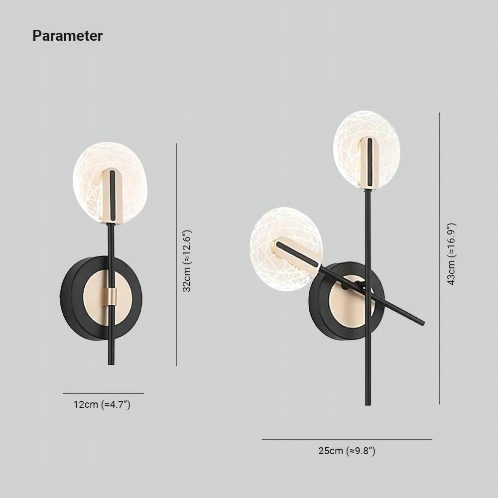 Arisha Applique Murale Métal Led Ronde Moderne, Salon - Neutralighting