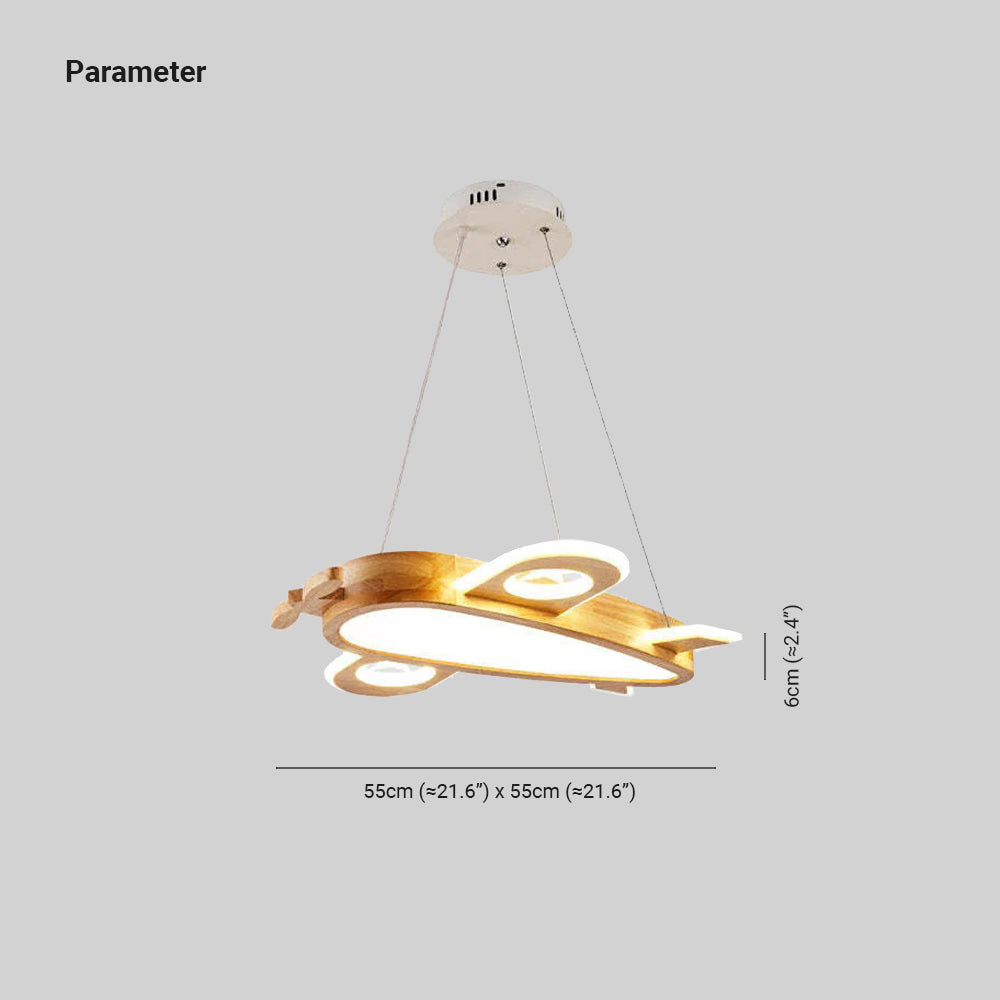 Aria Luminaire Suspension en Forme d'avion, Chambre d'enfant - Neutralighting