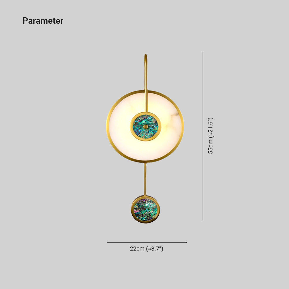 Arisha Applique murale de couleur Lumière pour allée d'escalier de luxe Lampe créative - Neutralighting