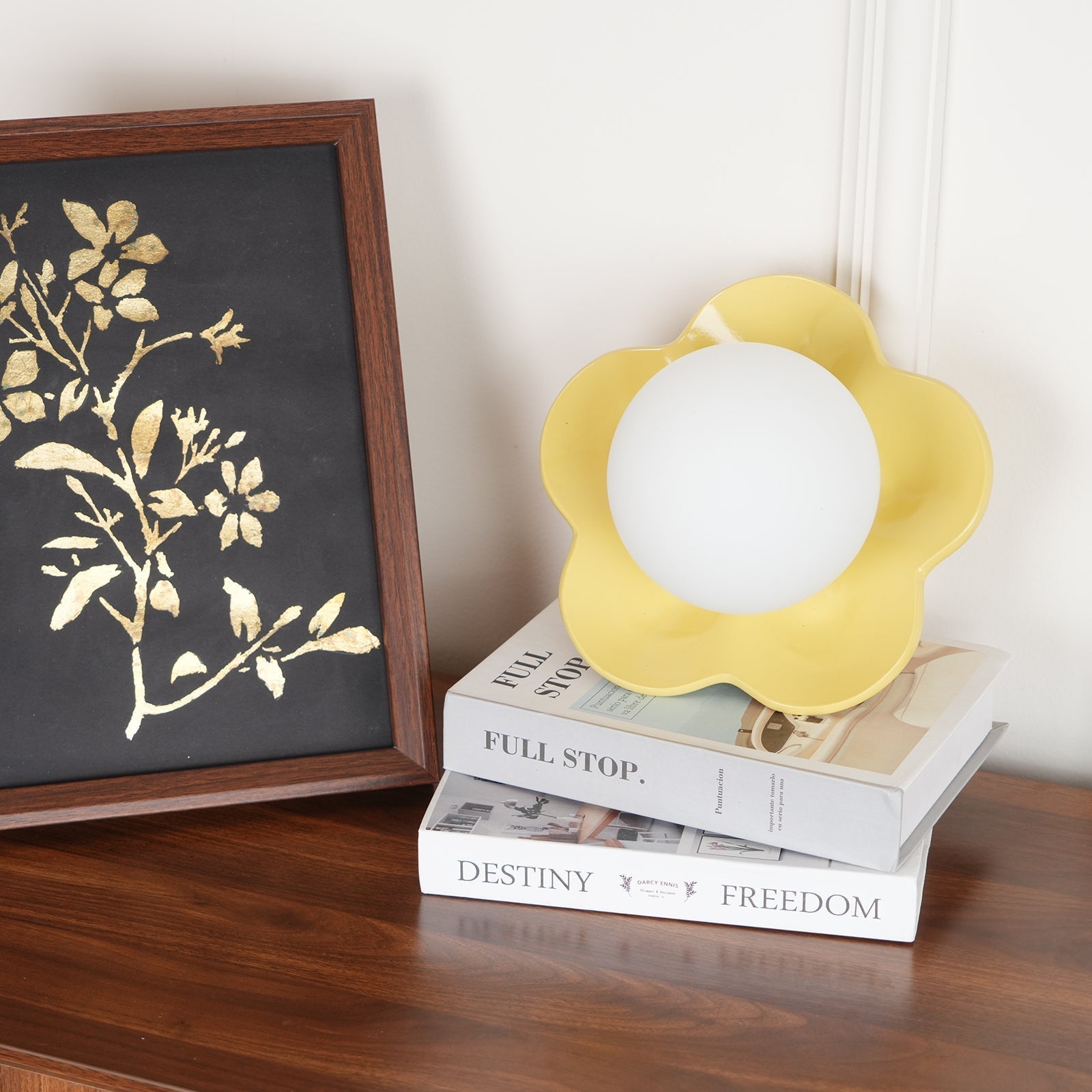 Meluna Applique murale à fleurs jaunes - Neutralighting