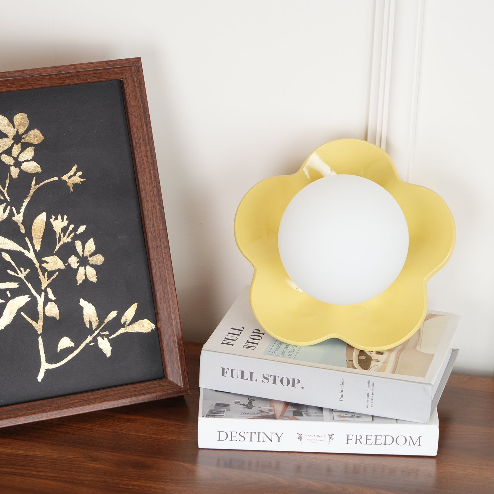 Meluna Applique murale à fleurs jaunes - Neutralighting