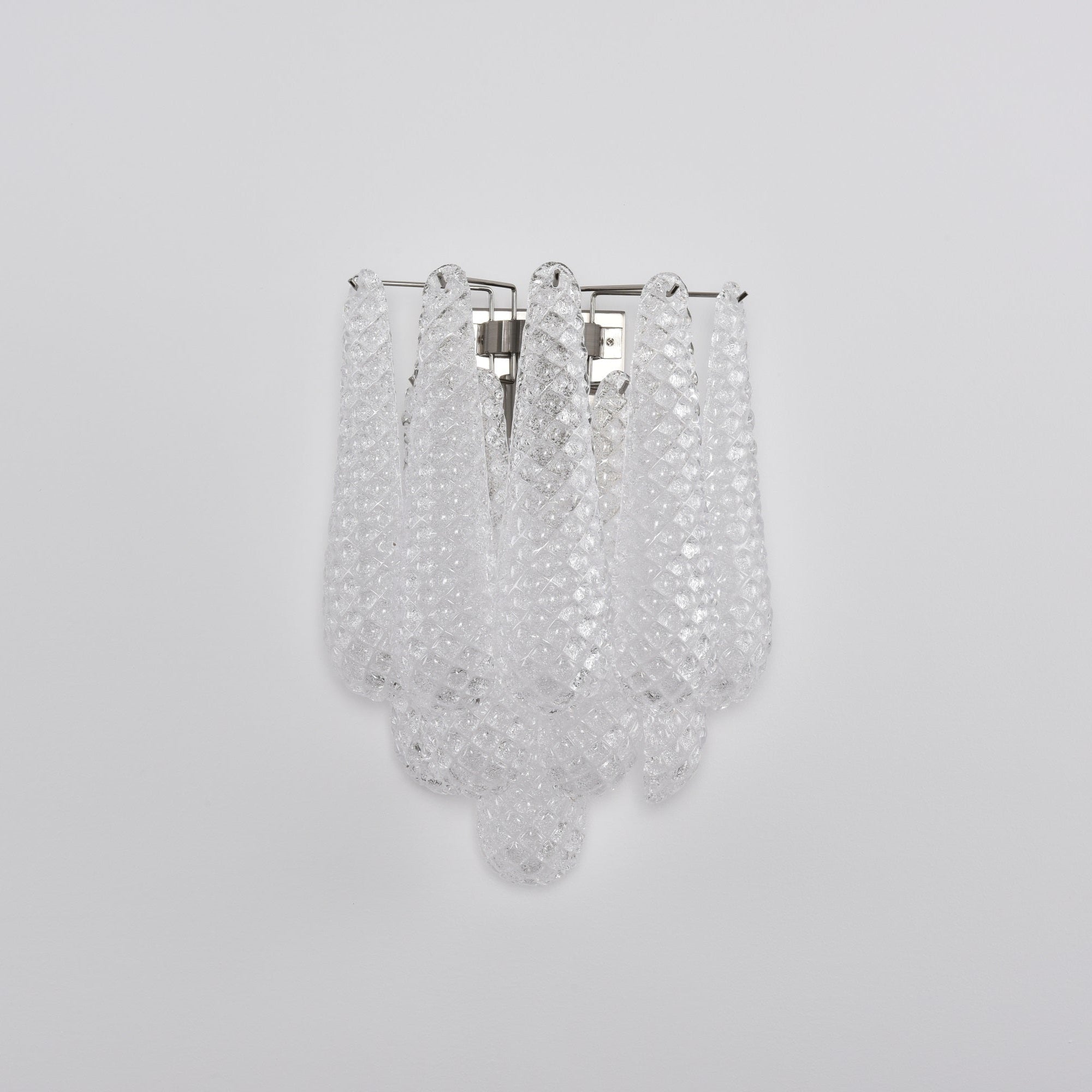 Aurora Wall Lamp Pink Teardrop Glass Floral Artistic - Letslighting
