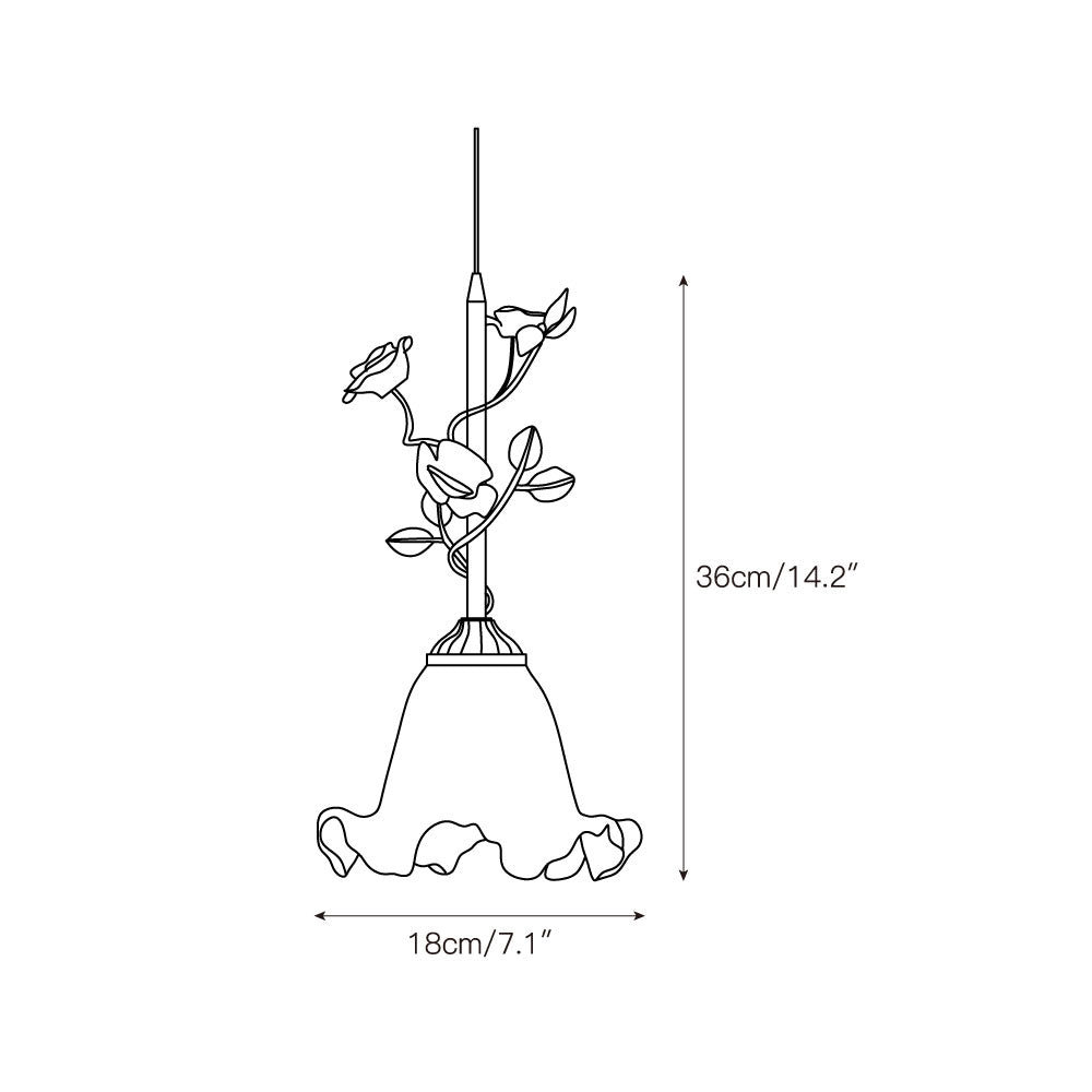 Ilsoris Lampe Pendentive Céramique Verre Rose Créativité Individuelle - Neutralighting