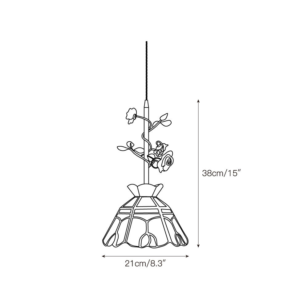Ilsoris Lampe Pendentive Céramique Verre Rose Créativité Individuelle - Neutralighting