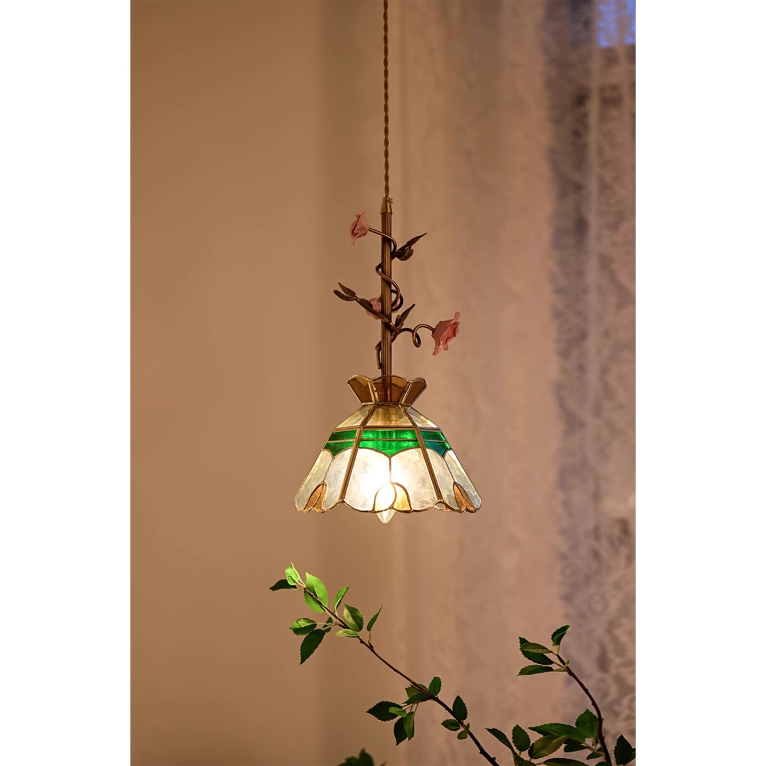 Ilsoris Lampe Pendentive Céramique Verre Rose Créativité Individuelle - Neutralighting
