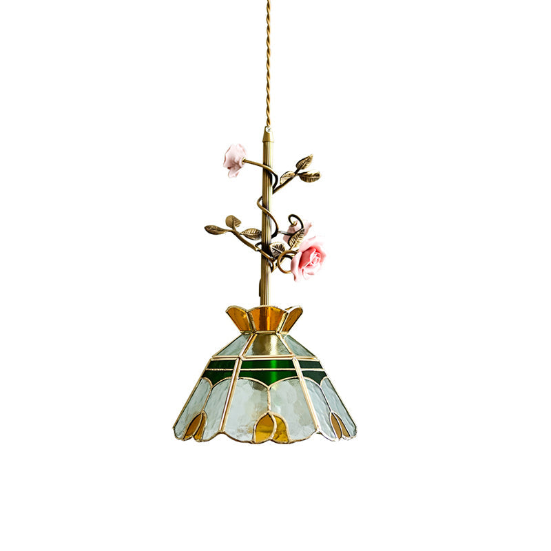 Ilsoris Lampe Pendentive Céramique Verre Rose Créativité Individuelle - Neutralighting