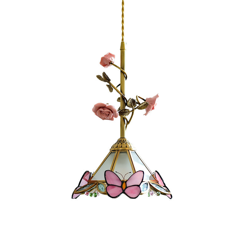 Ilsoris Lampe Pendentive Céramique Verre Rose Créativité Individuelle - Neutralighting