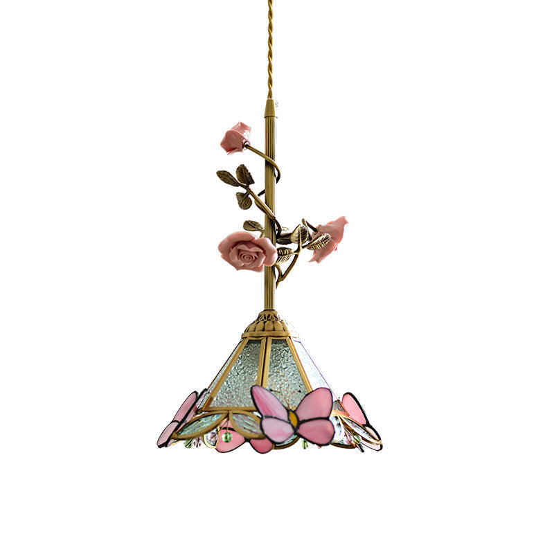 Ilsoris Lampe Pendentive Céramique Verre Rose Créativité Individuelle - Neutralighting