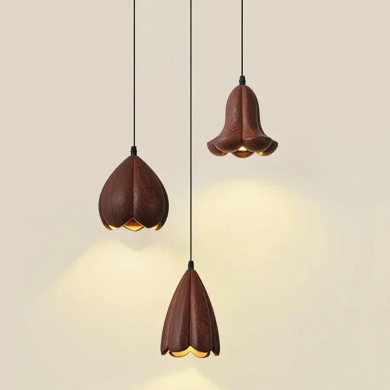 Ritta Fleur Vintage LED Suspension Métal Résine Salle à Manger - Neutralighting