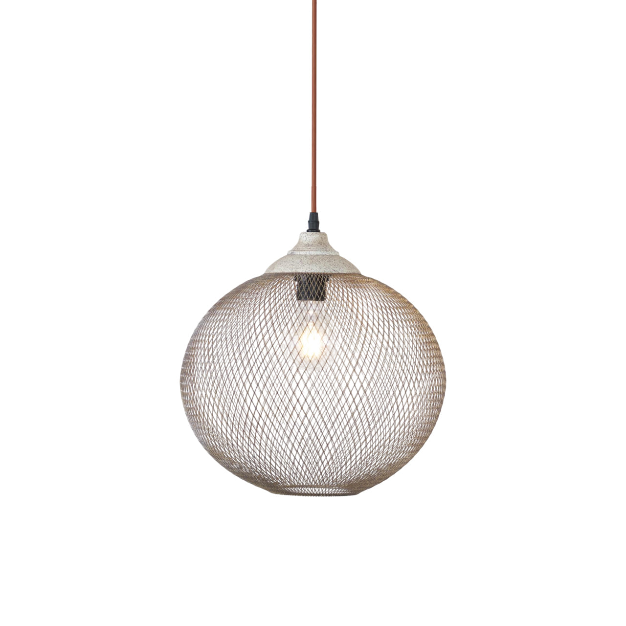 Aursorir Modern Minimalist Mesh Metal Pendant Lamp - Lamp Copper
