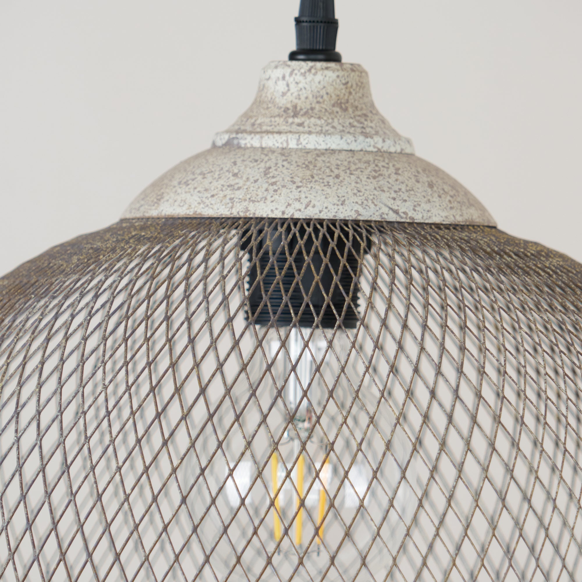 Aursorir Modern Minimalist Mesh Metal Pendant Lamp - Lamp Copper
