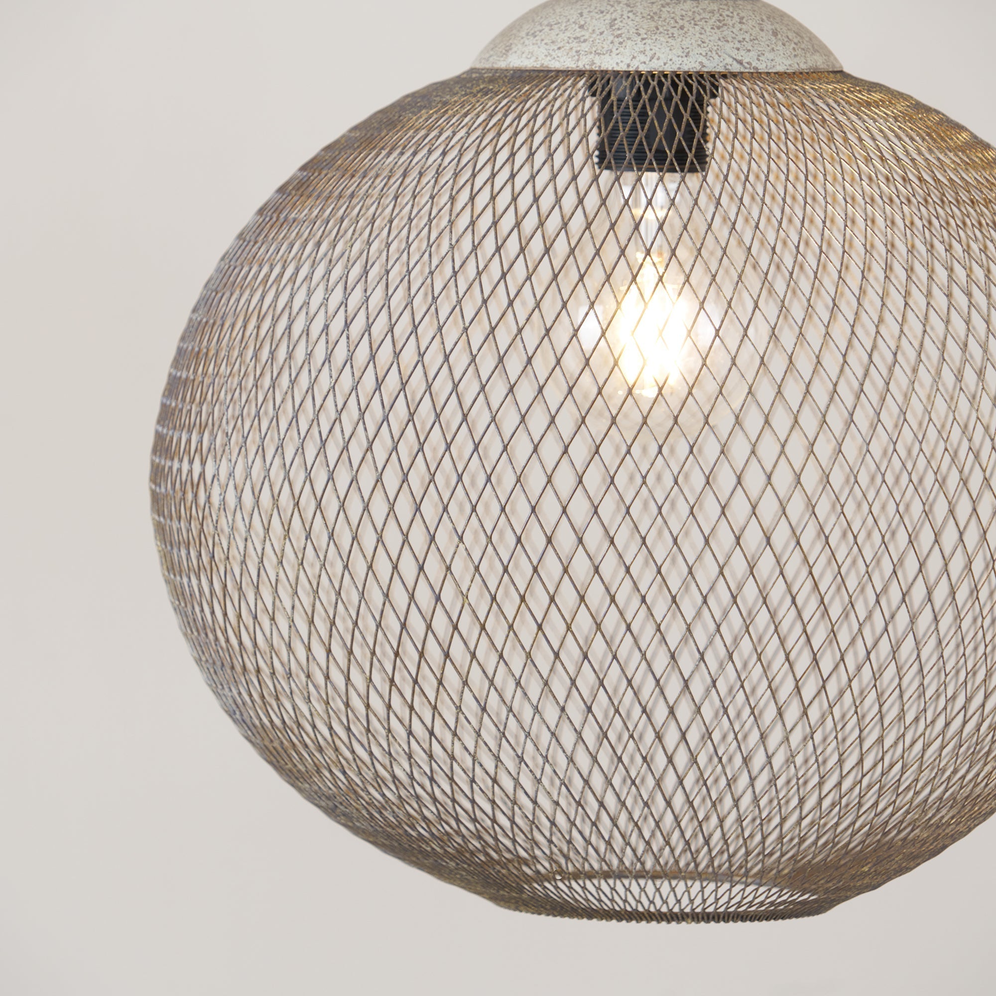 Aursorir Modern Minimalist Mesh Metal Pendant Lamp - Lamp Copper