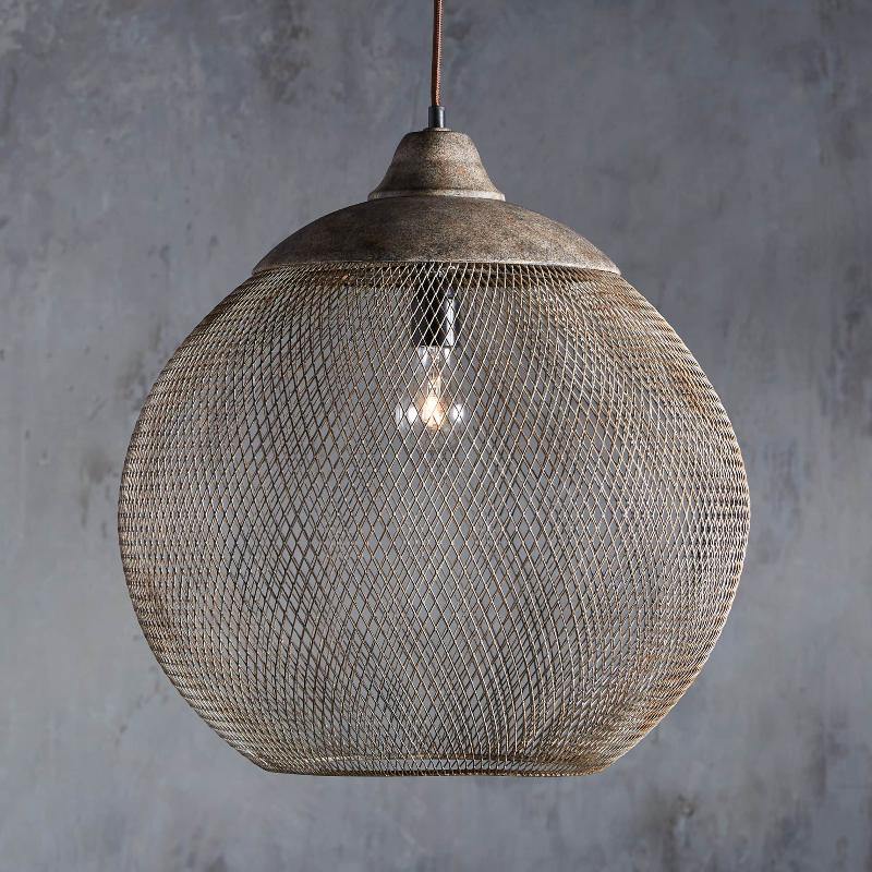 Aursorir Modern Minimalist Mesh Metal Pendant Lamp - Lamp Copper