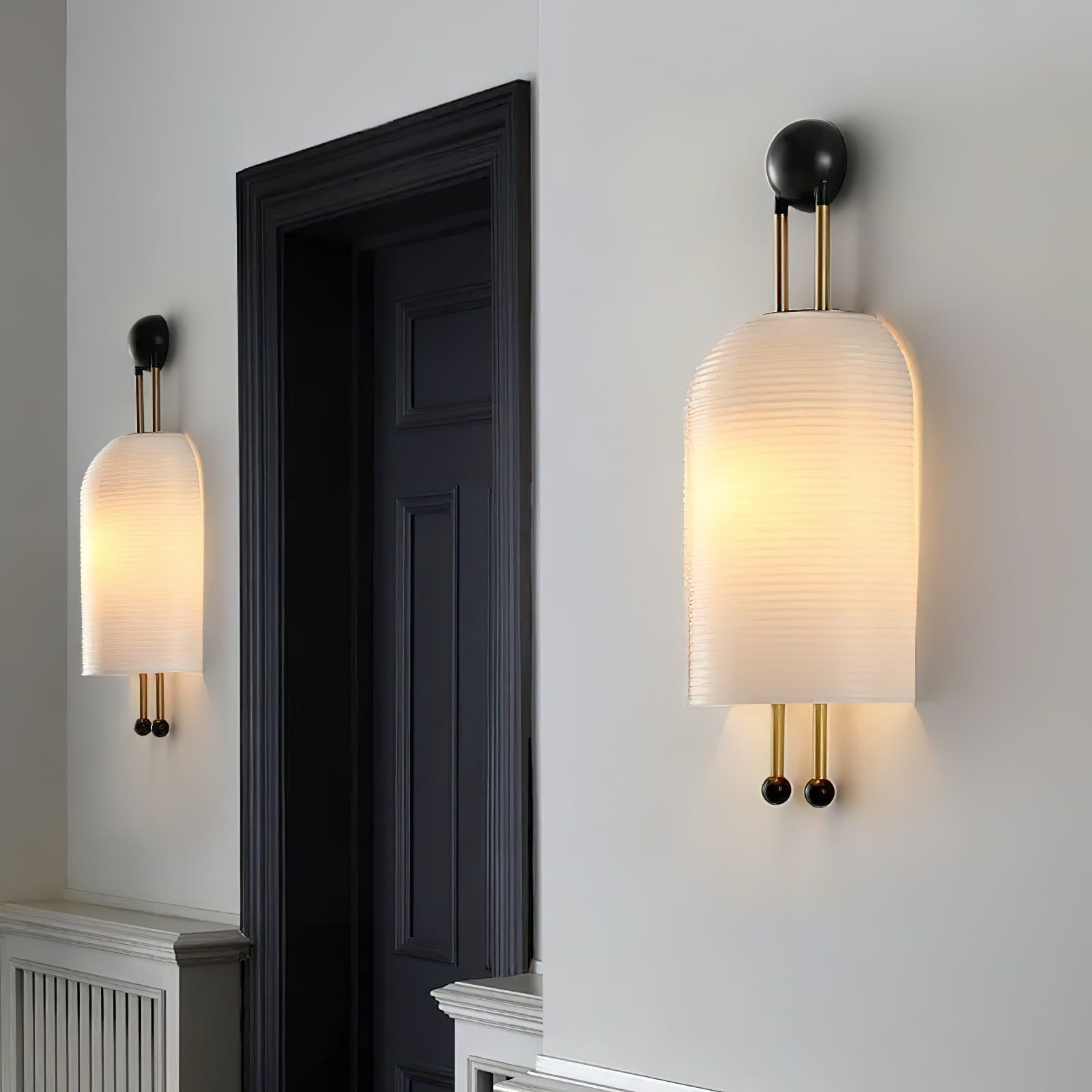 Zelaeora Lampe Murale Lantern Sconce en Métal et Verre Moderne Minimaliste - Neutralighting
