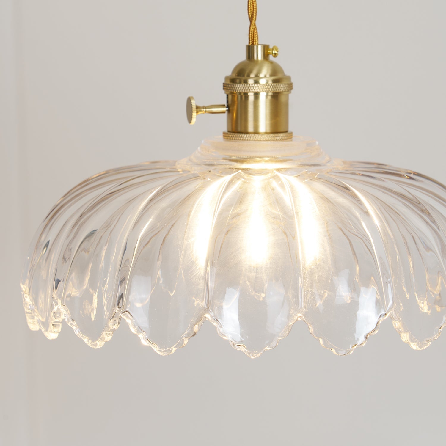 Limea Green Glass Flower Pendant Light - Letslighting