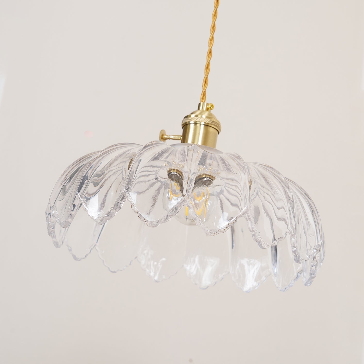 Limea Green Glass Flower Pendant Light - Letslighting