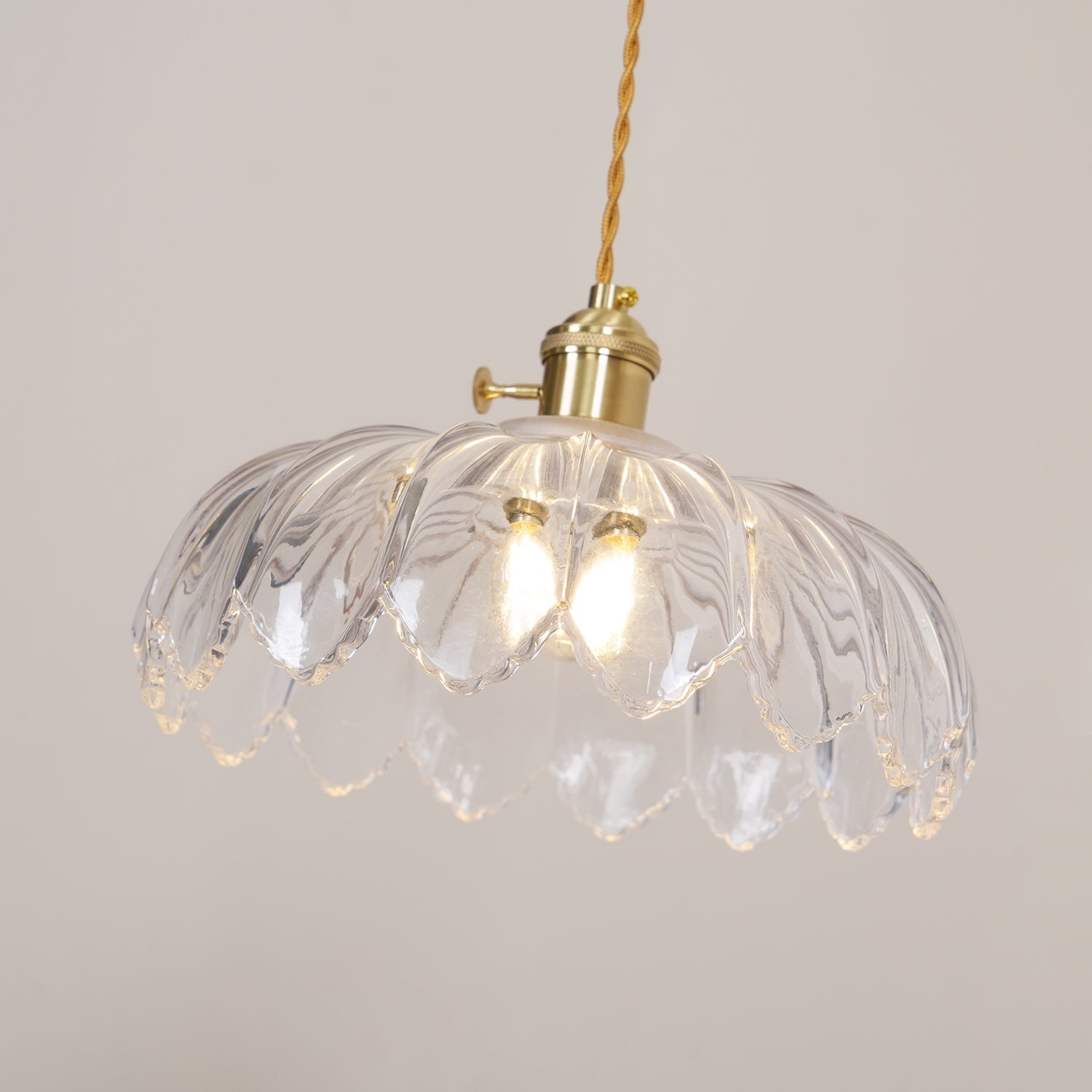 Limea Green Glass Flower Pendant Light - Letslighting