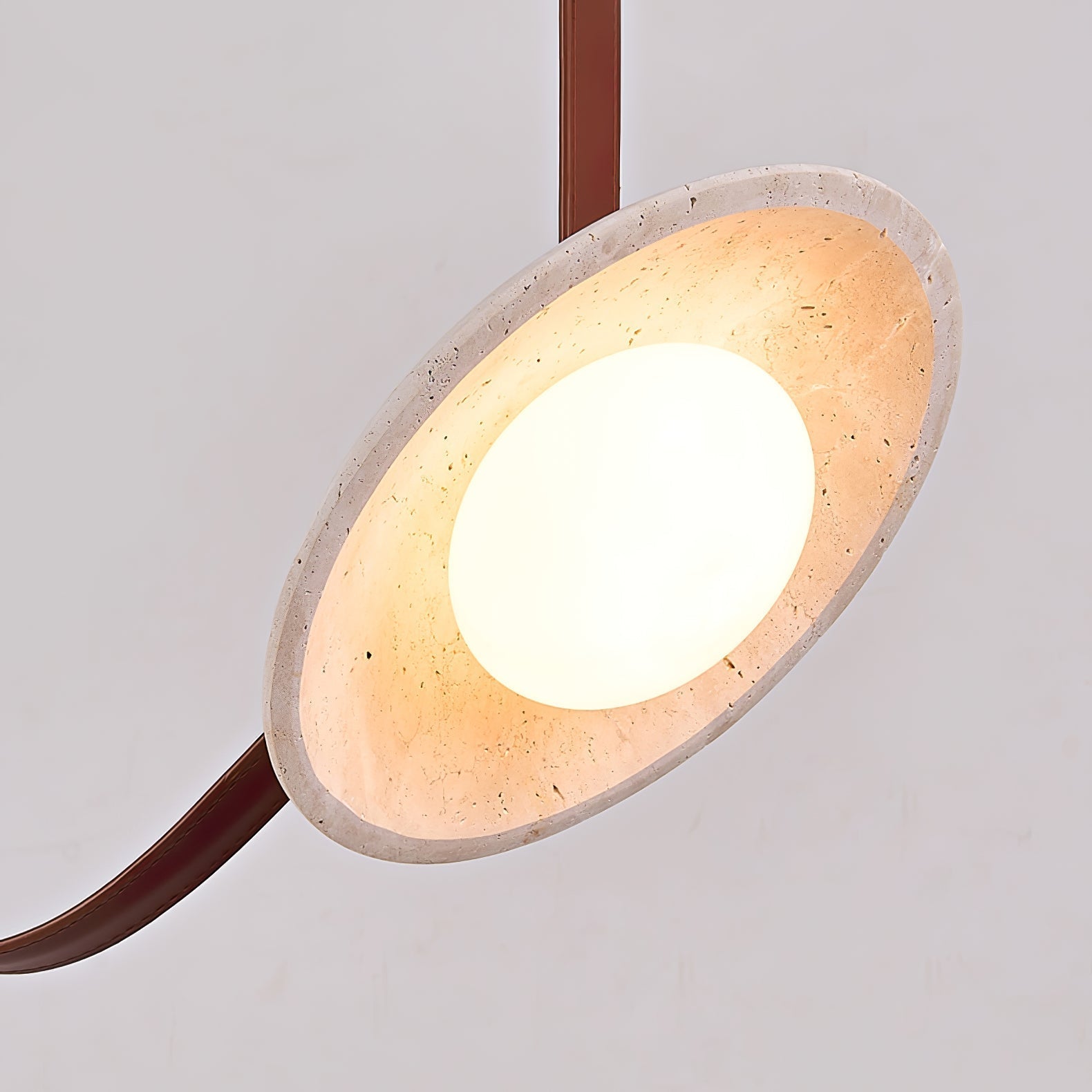 Ulsoryra Organique Travertin Pendentif Lumière Grappe - Neutralighting