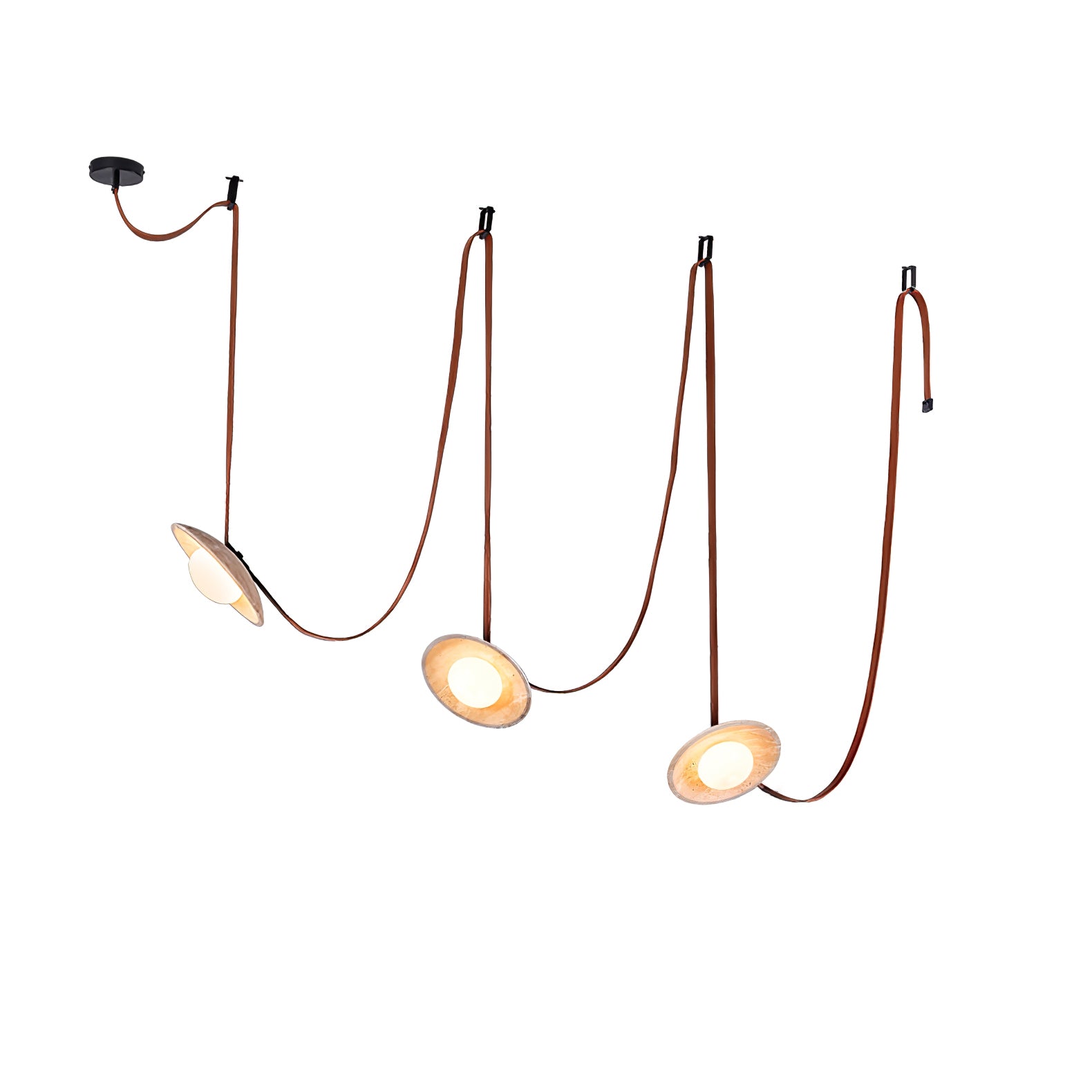 Ulsoryra Organique Travertin Pendentif Lumière Grappe - Neutralighting