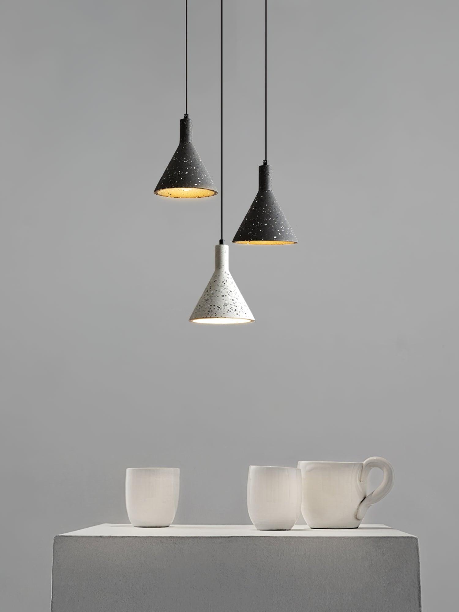 Aurshaor Minimalist Cement Pendant Light - Letslighting