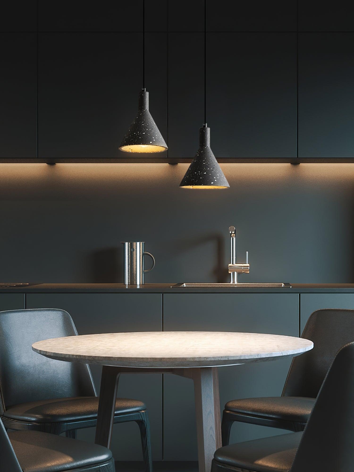 Aurshaor Minimalist Cement Pendant Light - Letslighting