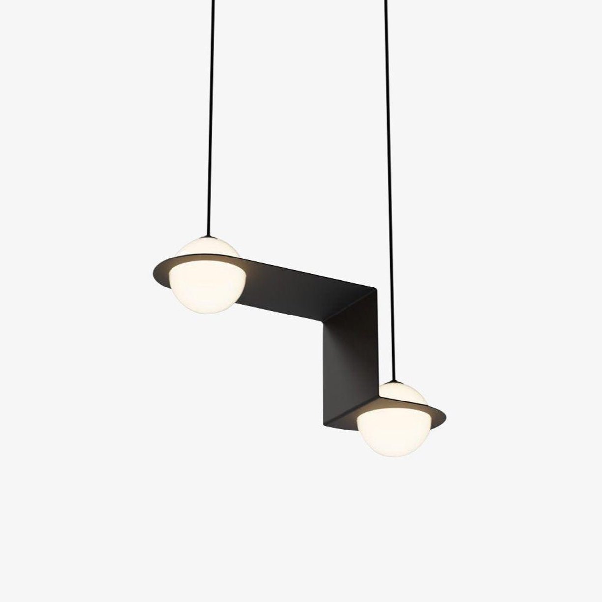 Selan Suspension en Verre Noir - Neutralighting