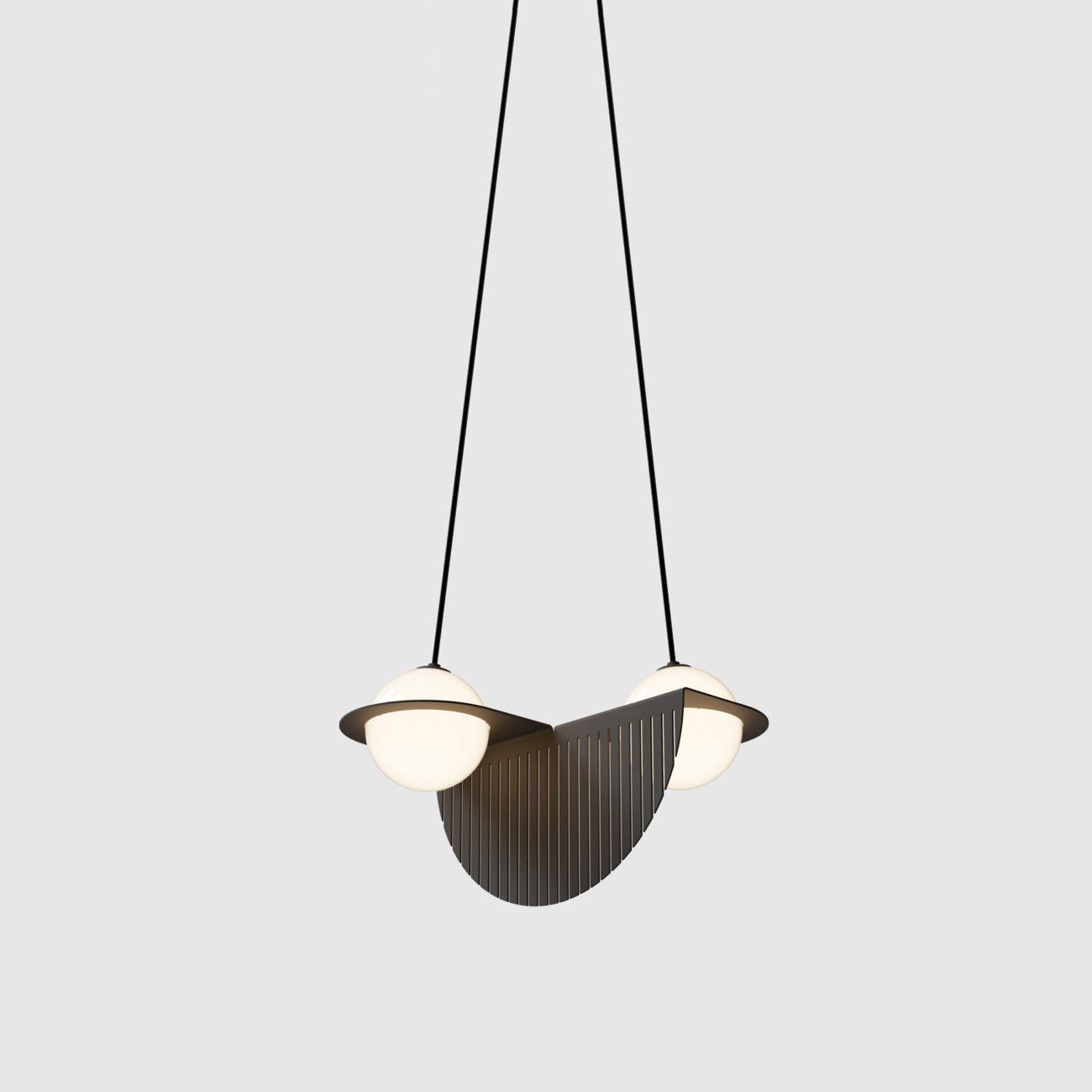 Selan Suspension en Verre Noir - Neutralighting