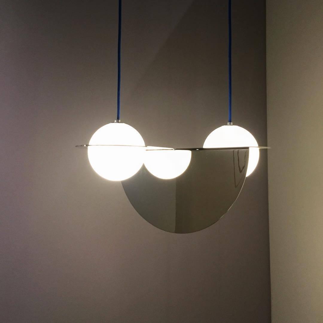 Selan Suspension en Verre Noir - Neutralighting