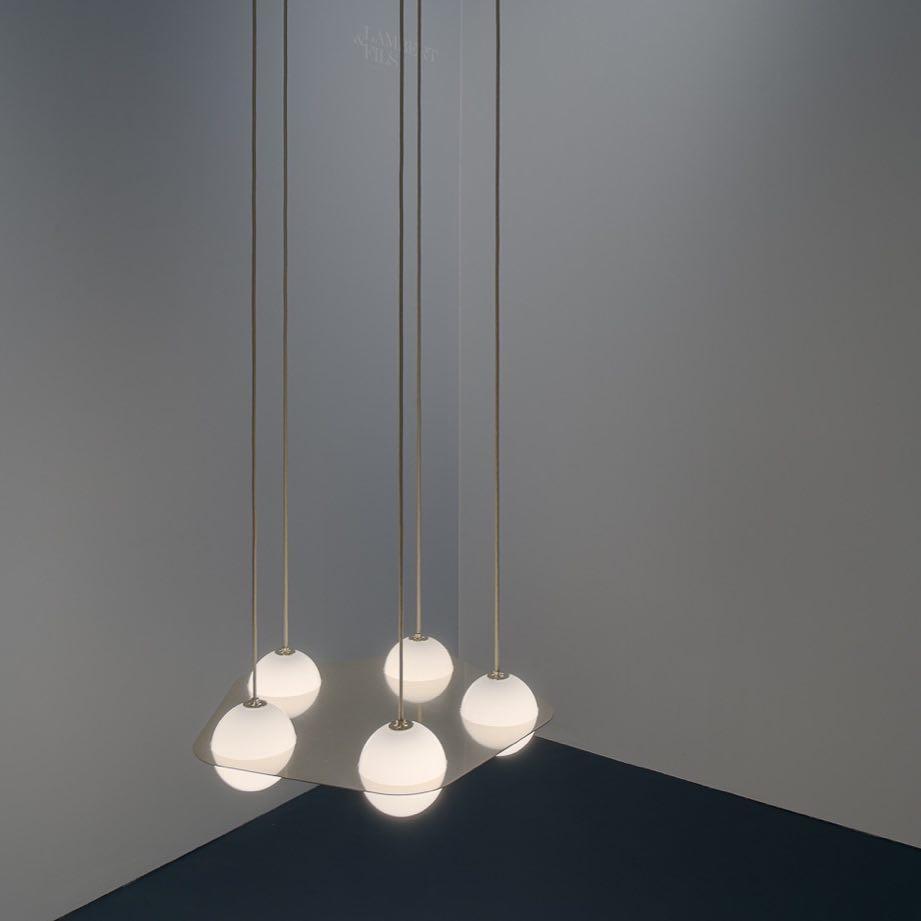 Selan Suspension en Verre Noir - Neutralighting