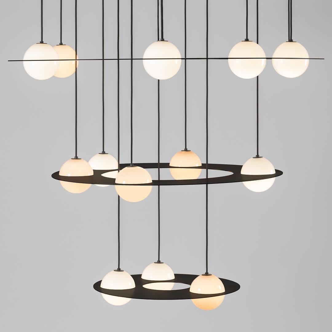 Selan Suspension en Verre Noir - Neutralighting