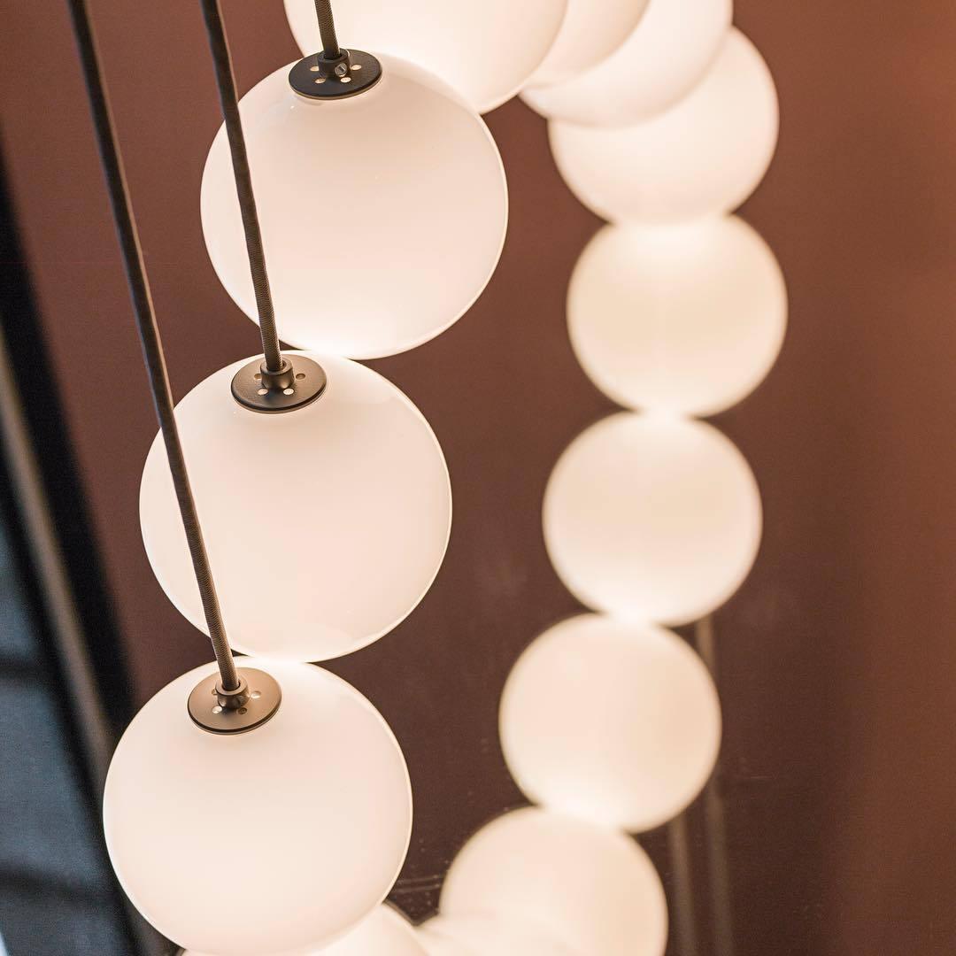 Selan Suspension en Verre Noir - Neutralighting