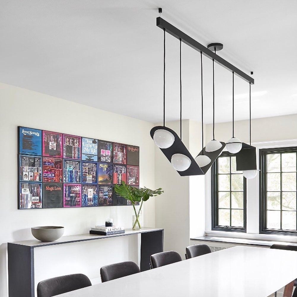 Selan Suspension en Verre Noir - Neutralighting