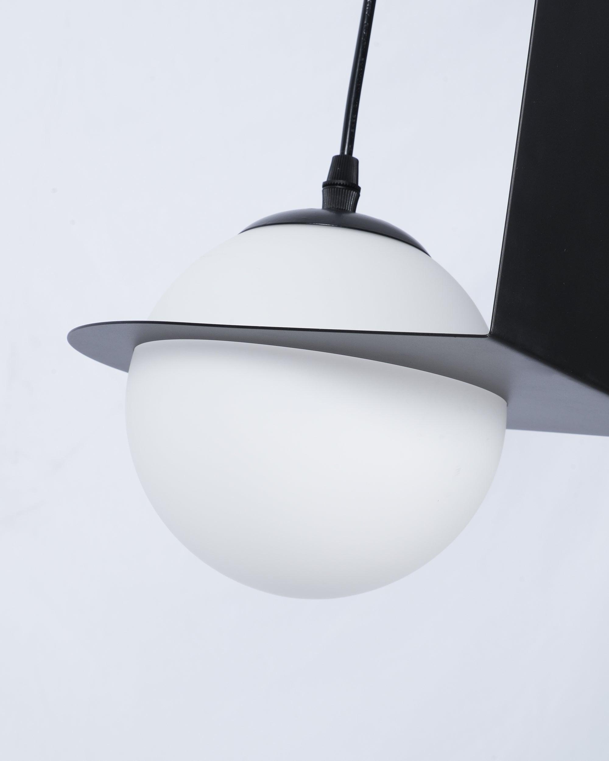Selan Suspension en Verre Noir - Neutralighting