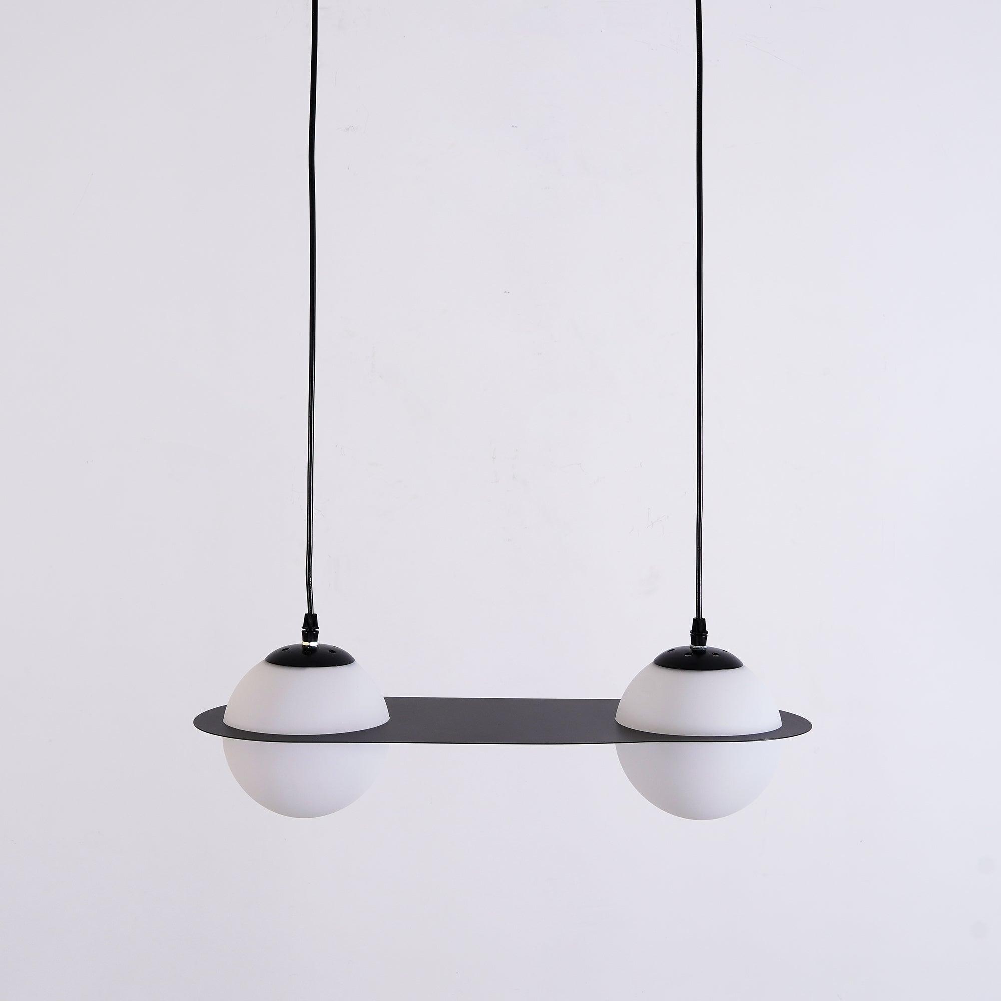 Selan Suspension en Verre Noir - Neutralighting