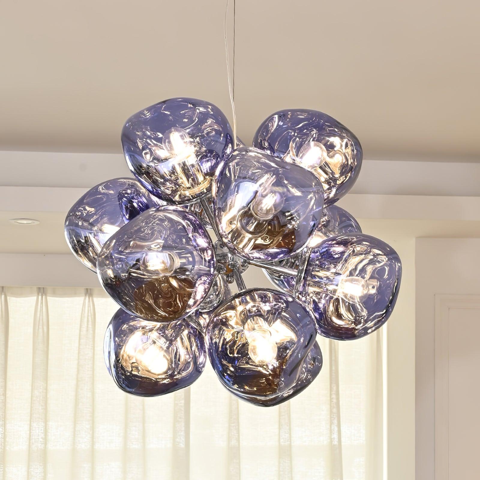 Esola Lustra Lampe Suspendue Cluster Verre Élégante - Neutralighting