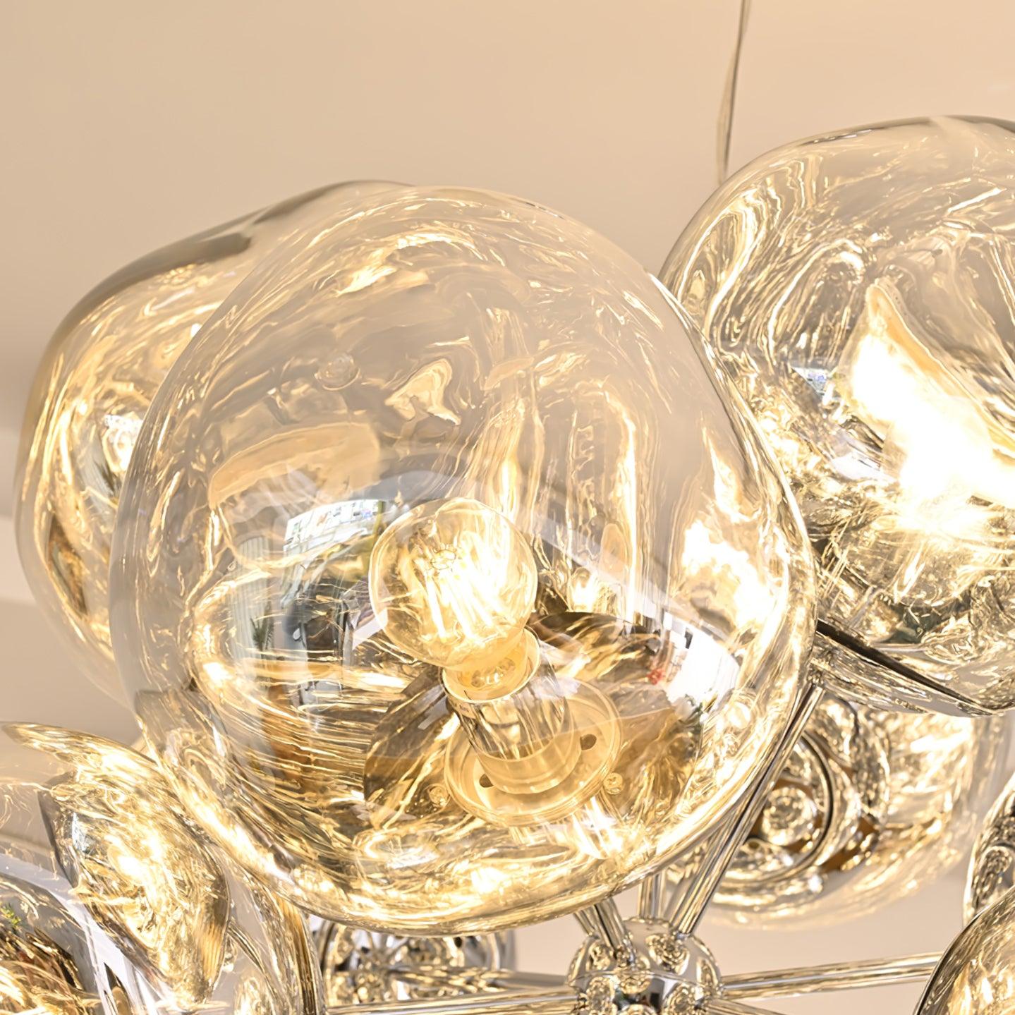 Esola Lustra Lampe Suspendue Cluster Verre Élégante - Neutralighting