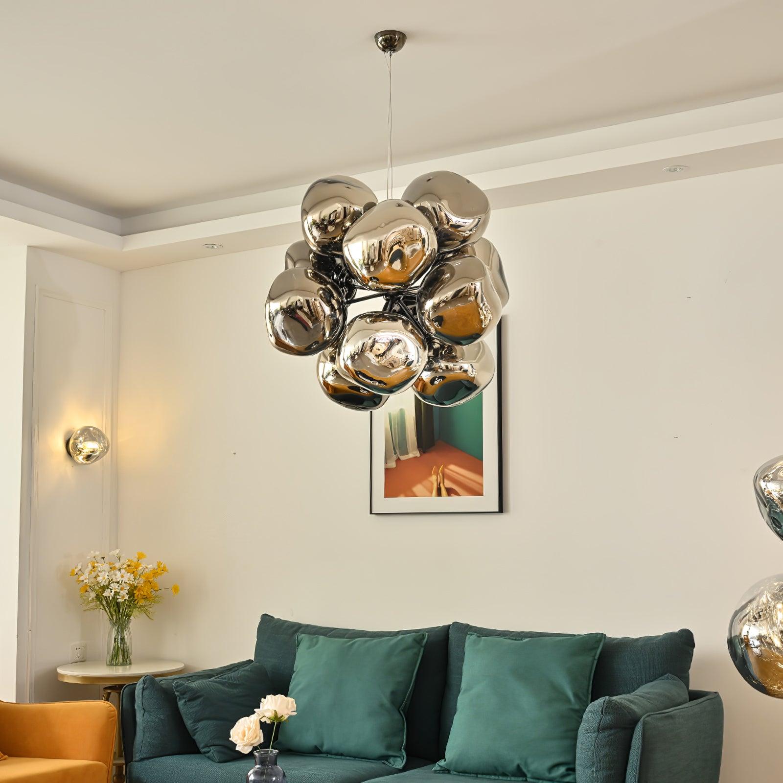 Esola Lustra Lampe Suspendue Cluster Verre Élégante - Neutralighting