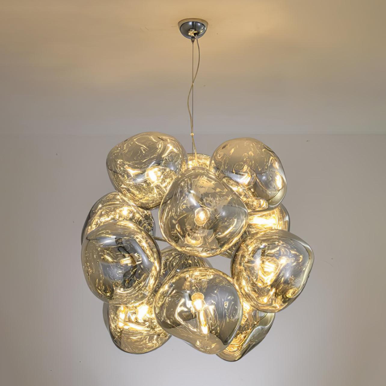 Esola Lustra Lampe Suspendue Cluster Verre Élégante - Neutralighting