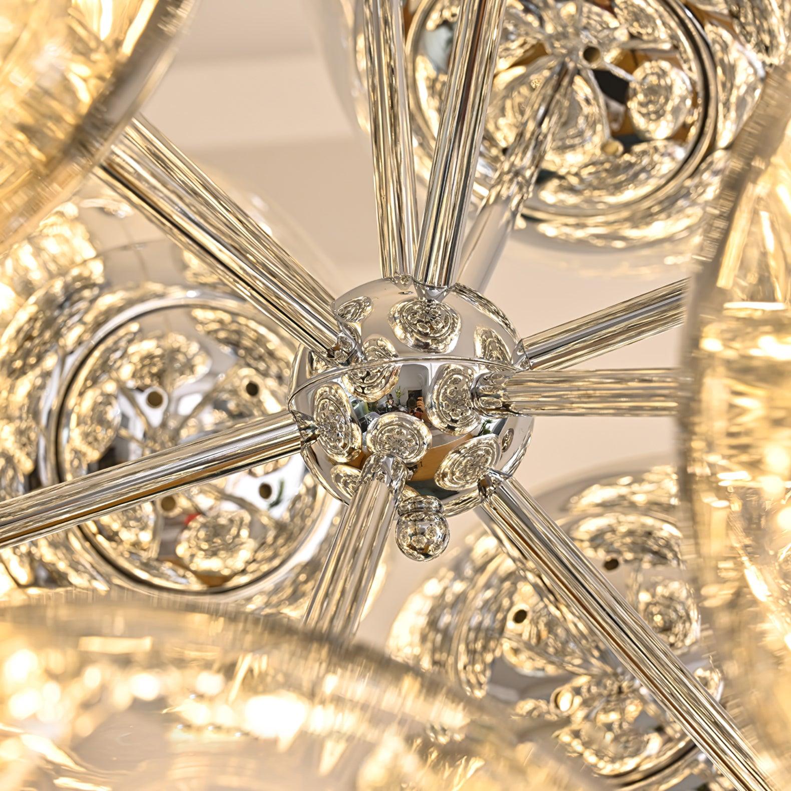 Esola Lustra Lampe Suspendue Cluster Verre Élégante - Neutralighting