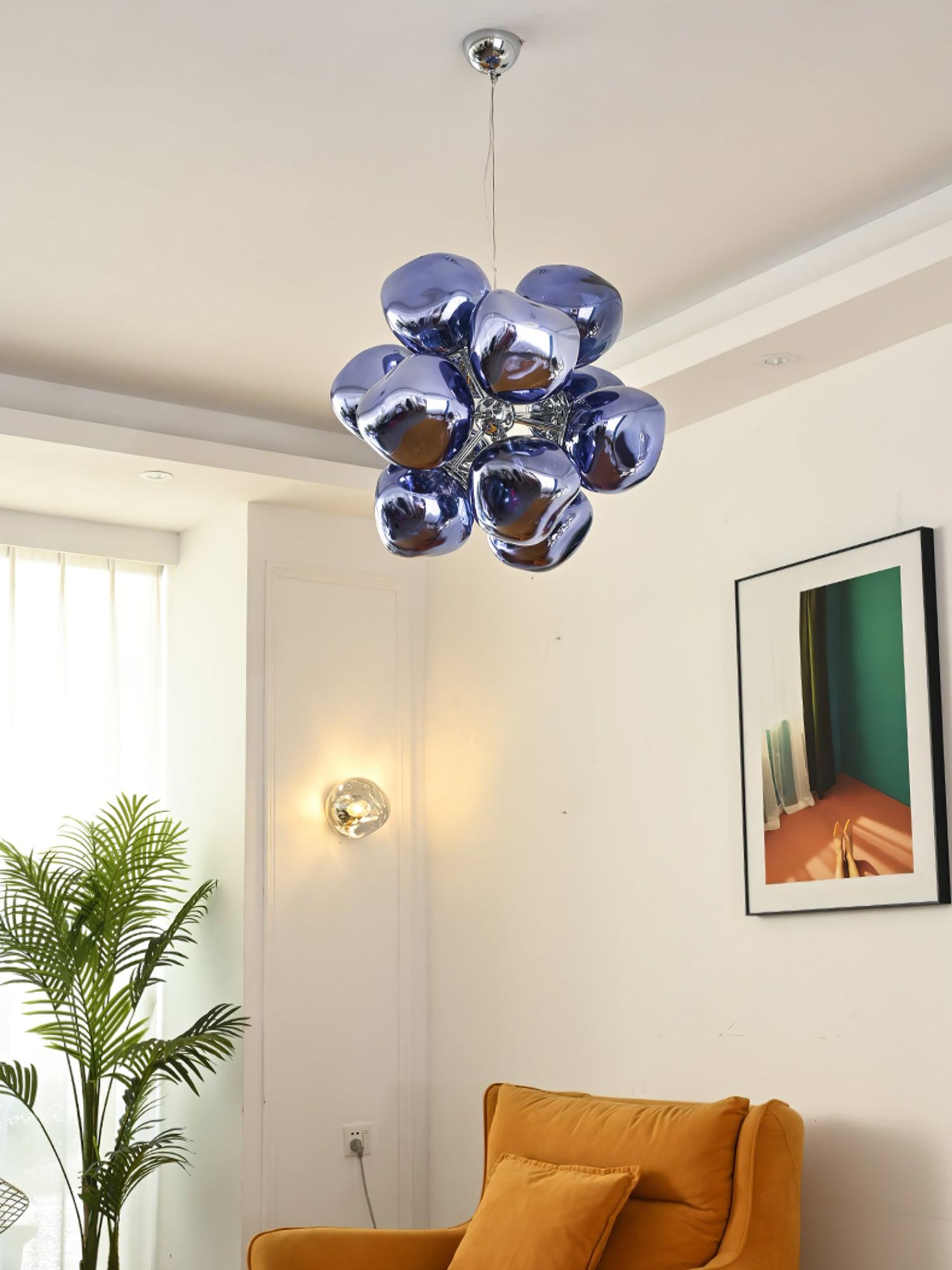 Esola Lustra Lampe Suspendue Cluster Verre Élégante - Neutralighting