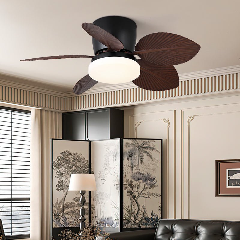 Ventilateur de plafond Qilv Breeze finition noire