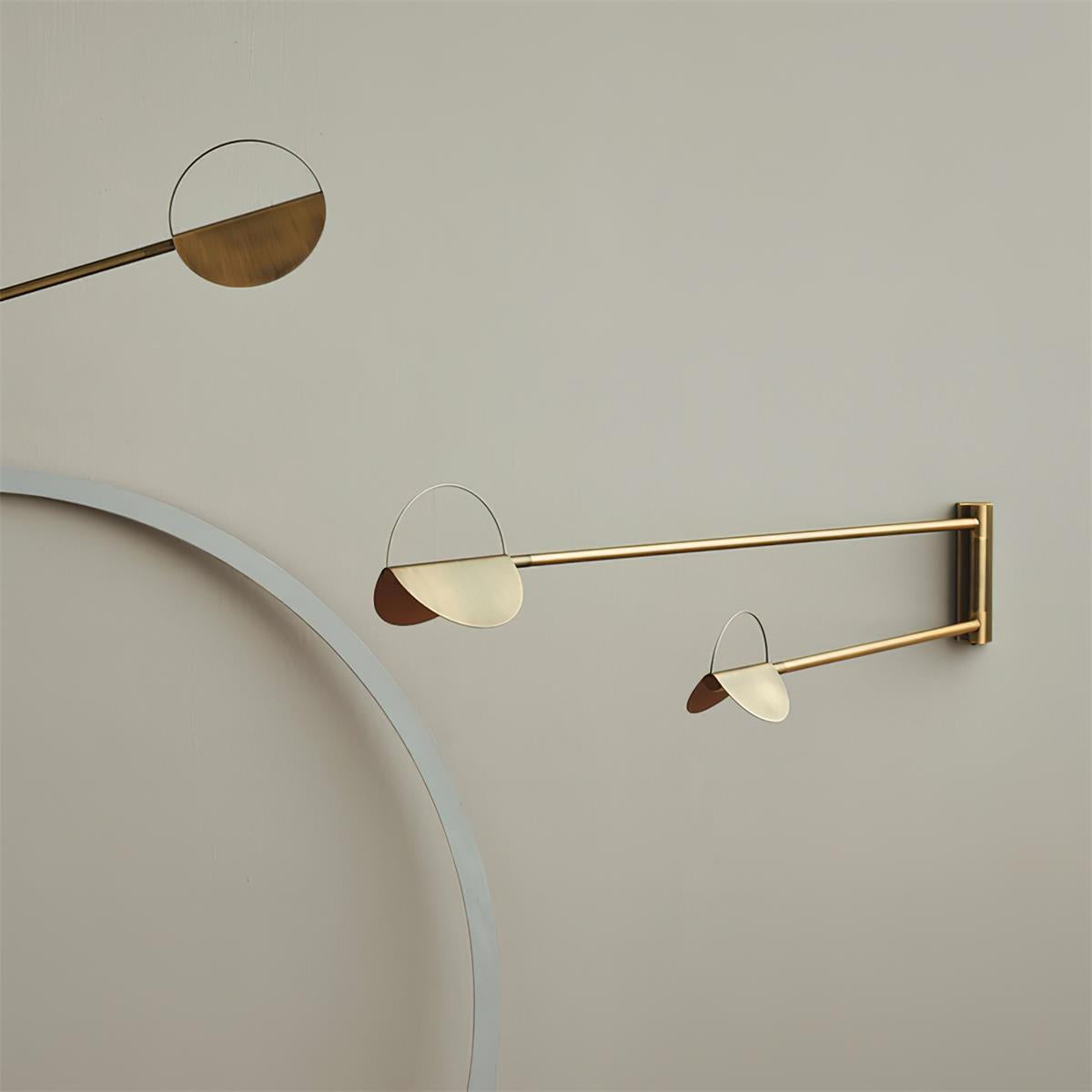 Leaves Applique Murale Circulaire Mat À Deux Bras Minimaliste - Neutralighting