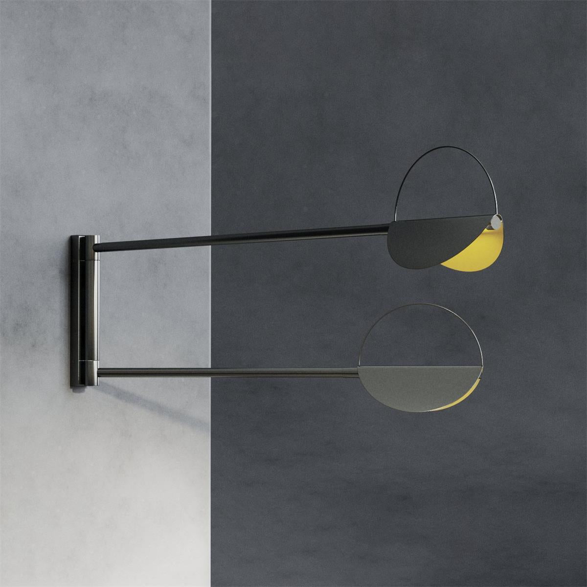 Leaves Applique Murale Circulaire Mat À Deux Bras Minimaliste - Neutralighting