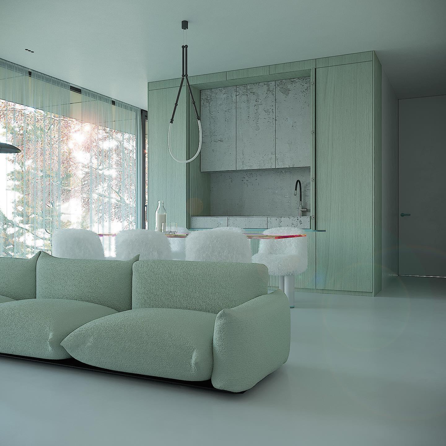 Lustra Lustre Leda LED Flexible Moderne Sculptural - Neutralighting