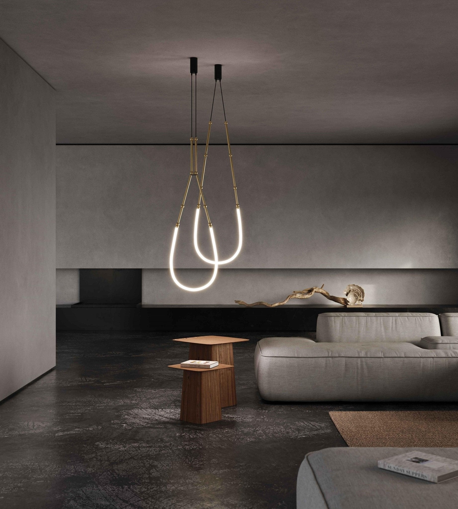 Lustra Lustre Leda LED Flexible Moderne Sculptural - Neutralighting
