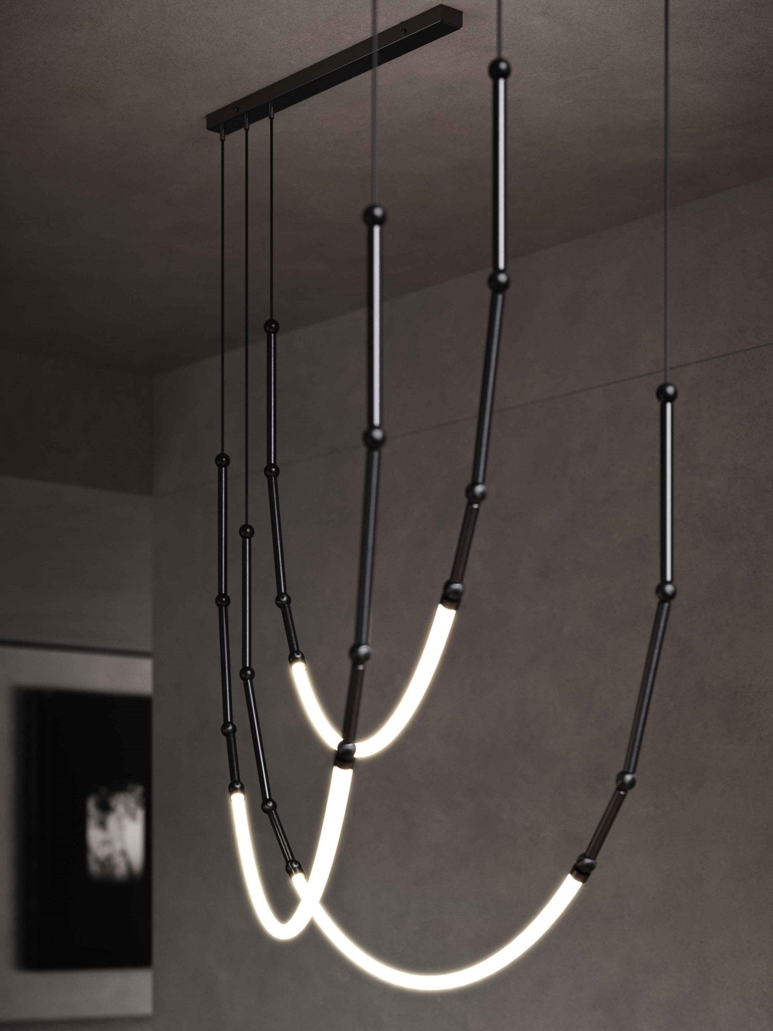 Lustra Lustre Leda LED Flexible Moderne Sculptural - Neutralighting