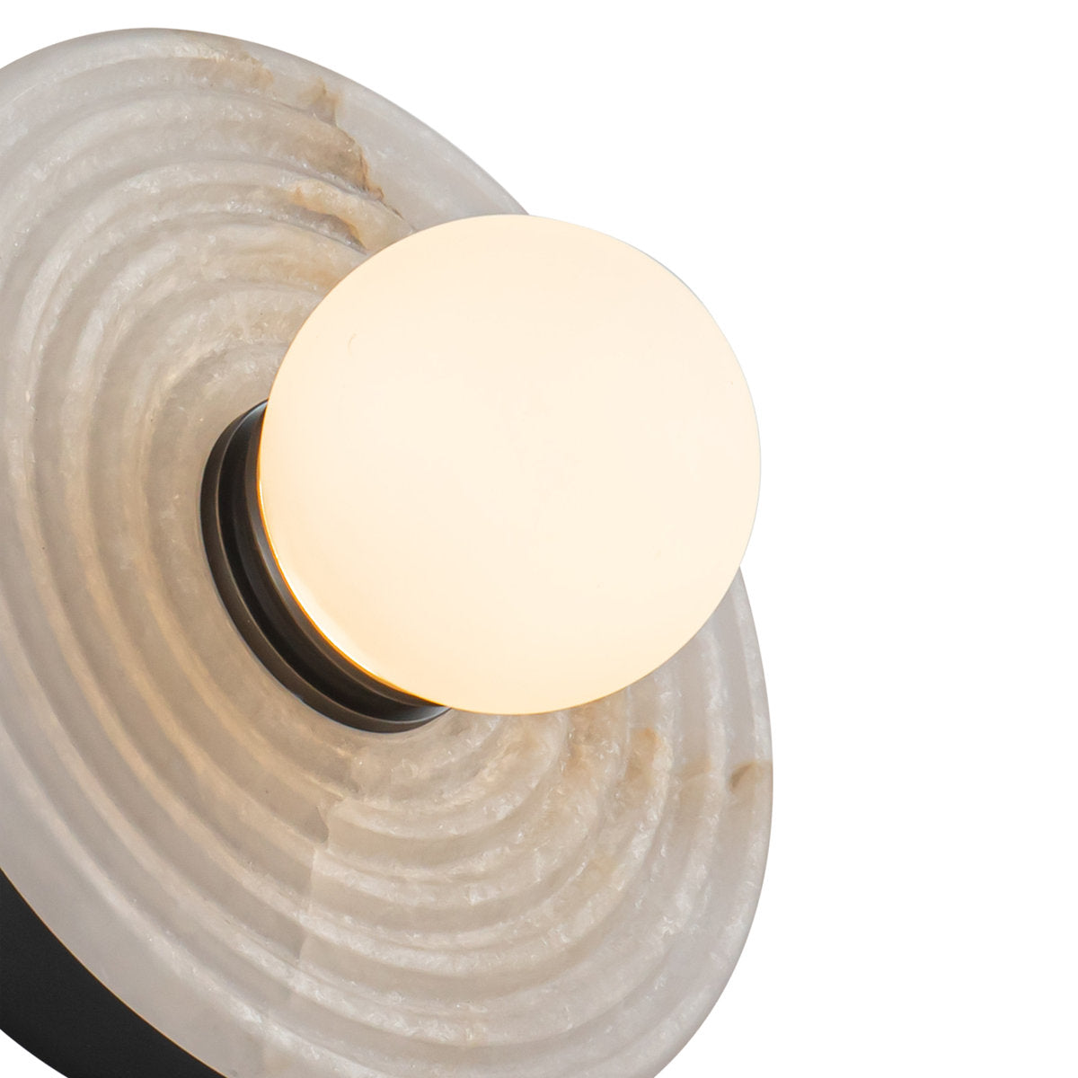 Syraean Modern Minimalist Alabaster Glass Wall Lamp - Lamp Copper