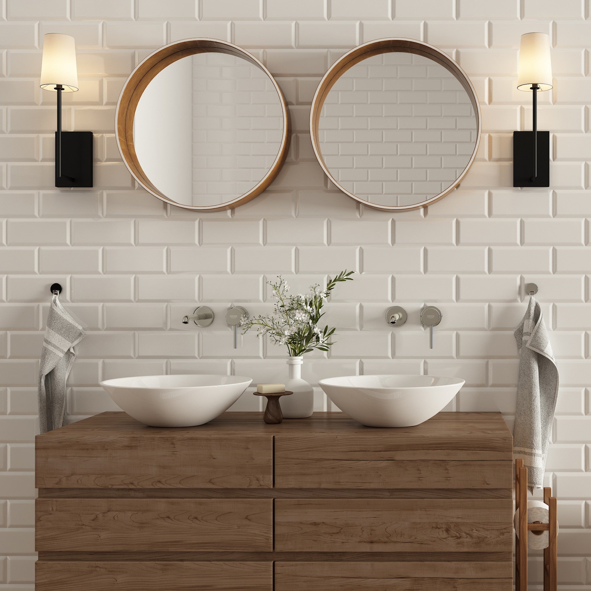 Lampe Murale en Tissu et Laiton Art Vintage Sytheir - Neutralighting