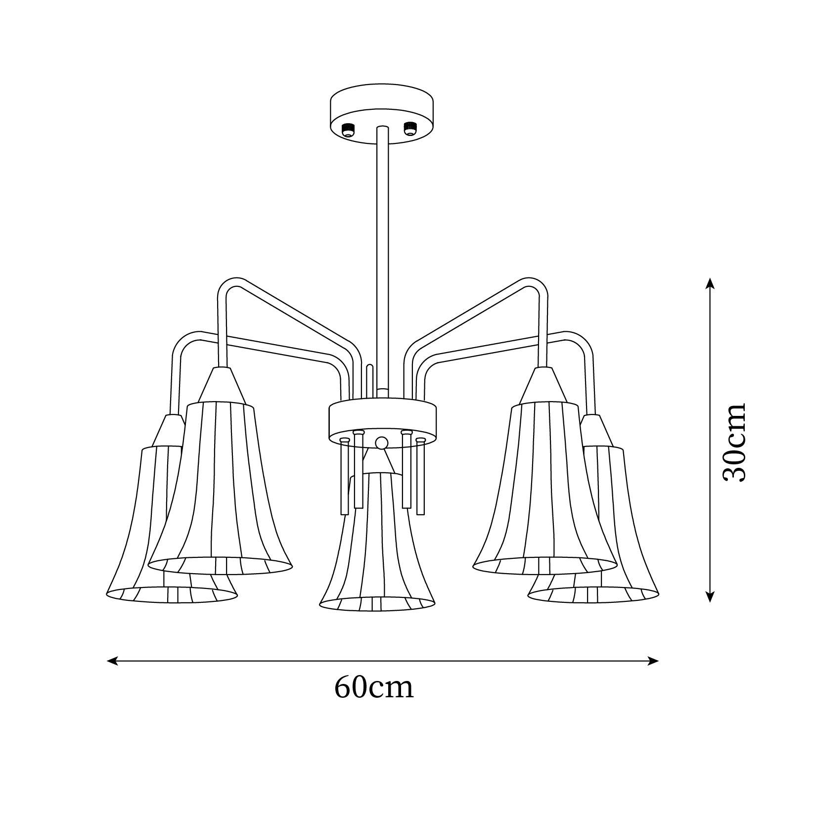 Lenore Chandelier Élégant en Céramique Intemporel - Neutralighting